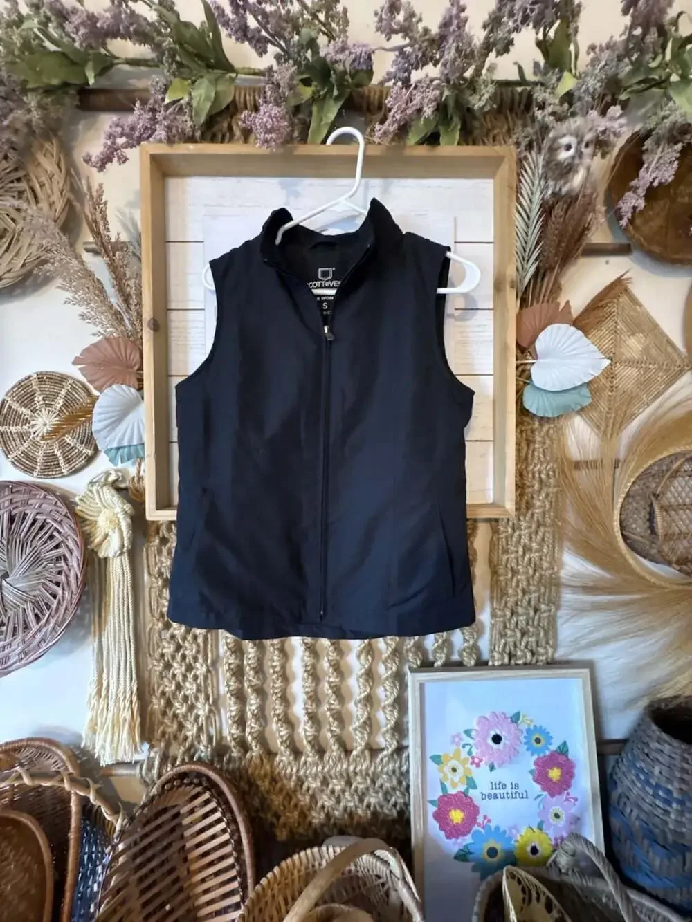 ScotteVest RFID Travel Vest For Women Size S Black